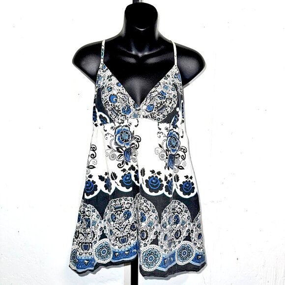Y2K She's Cool Paisley Tank Size Medium - Picture 1 of 6